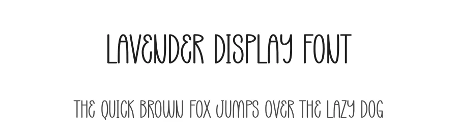 Lavender Display Font by andikastudio — Display Font