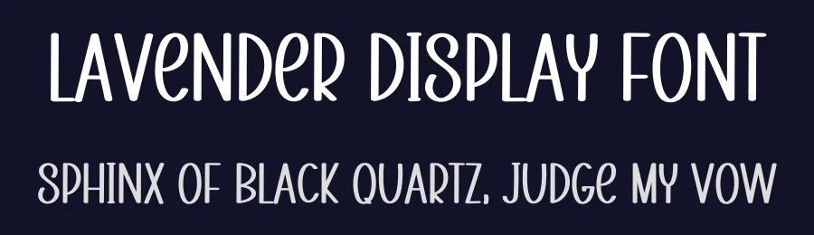 Lavender Display Font by inermediaSTUDIO — Display Font — thumbnail 2