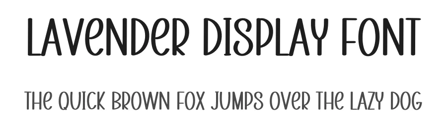Lavender Display Font by inermediaSTUDIO — Display Font
