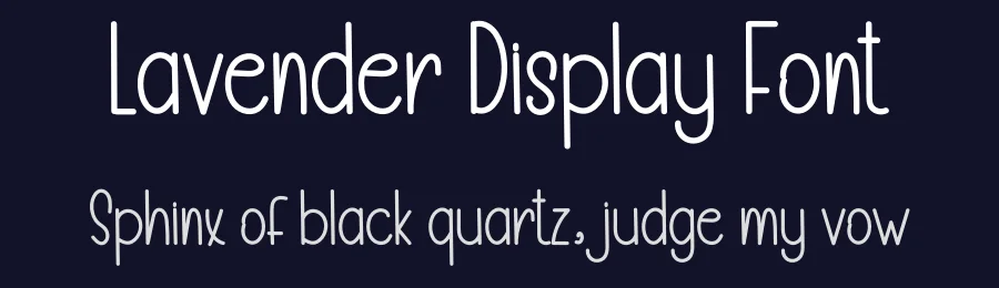 Lavender Display Font by inermediaSTUDIO — Display Font — thumbnail 2