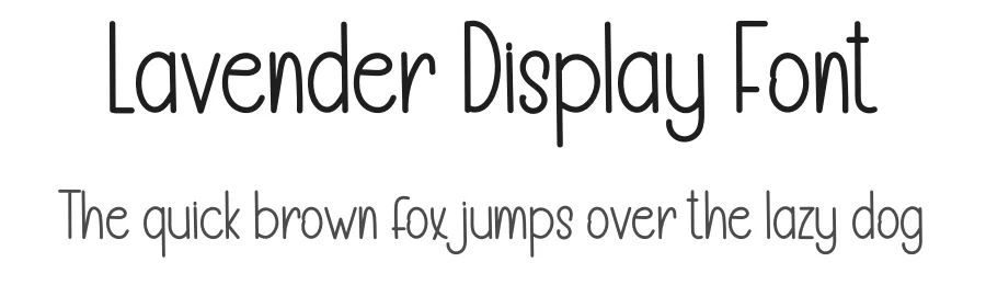 Lavender Display Font by inermediaSTUDIO — Display Font