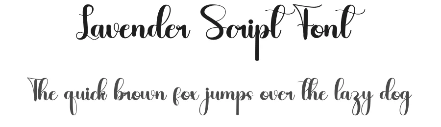 Lavender Script Font by inermediaSTUDIO — Script Handwritten Font