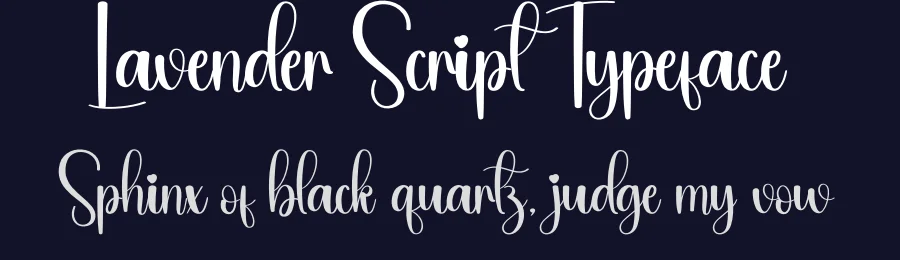 Lavender Script Typeface by andikastudio — Script Handwritten Font — thumbnail 2