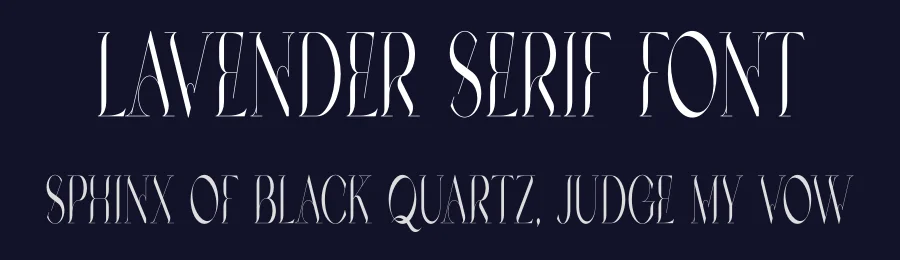 Lavender Serif Font by vpcreativeshop — Serif Font — thumbnail 2