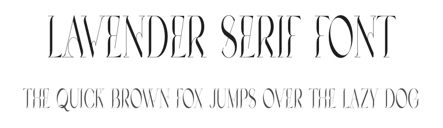Lavender Serif Font by vpcreativeshop — Serif Font