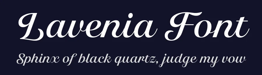 Lavenia Font by Almarkha Type — Script Handwritten Font — thumbnail 2