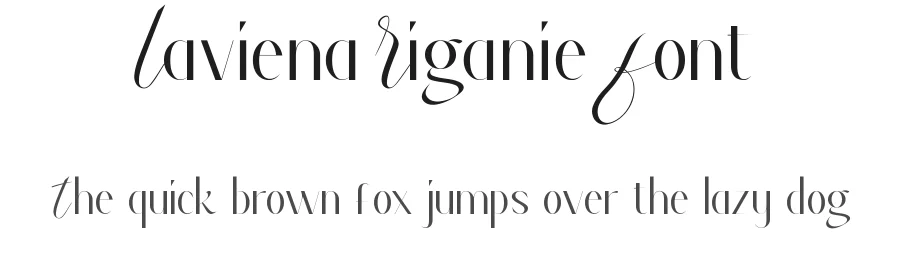 Laviena Riganie Font by VinType — Display Font