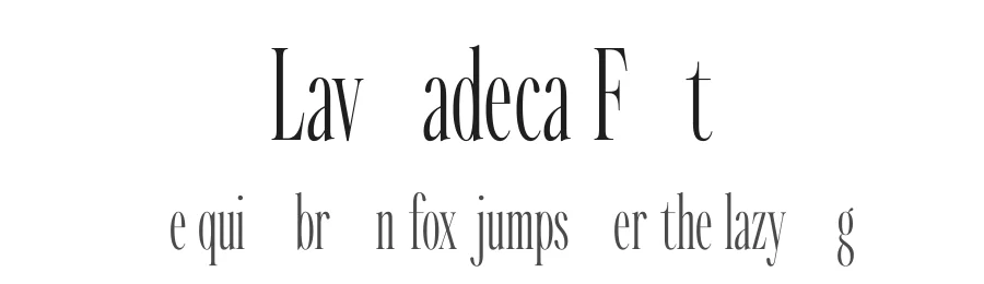 Lavonadeca Font by Second Son Radiance — Serif Font