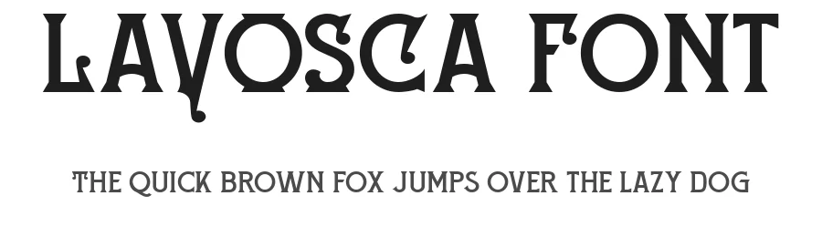 LAVOSCA Font by OWL KING — Display Font