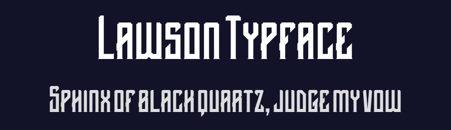 Lawson Typface by Angga Mahardika — Display Font — thumbnail 2