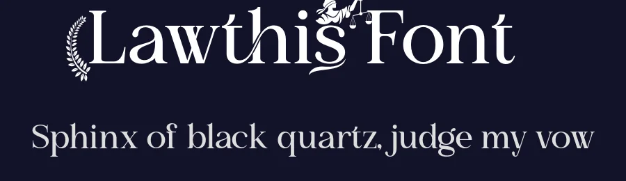 Lawthis Font by burntilldead — Serif Font — thumbnail 2