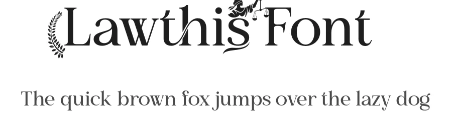 Lawthis Font by burntilldead — Serif Font