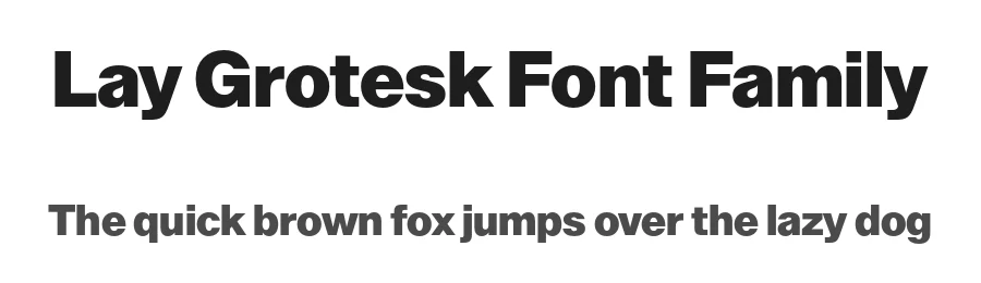 Lay Grotesk Font Family by Due Studio — Sans Serif Font