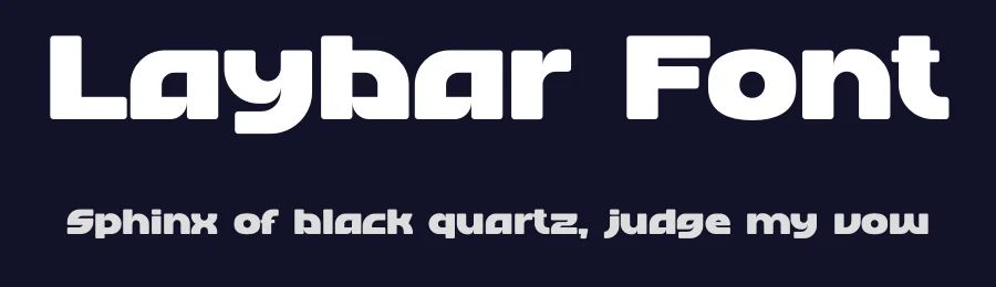 Laybar Font by Pinisiart — Display Font — thumbnail 2