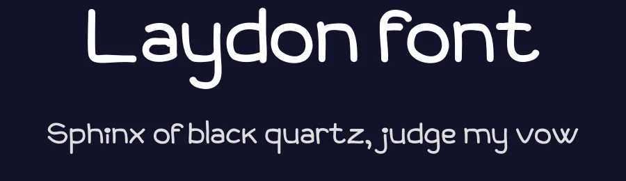 Laydon font by itypeface — Sans Serif Font — thumbnail 2