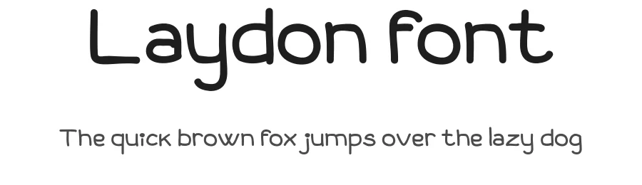 Laydon font by itypeface — Sans Serif Font