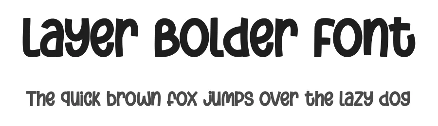Layer Bolder Font by Siapgraph — Display Font