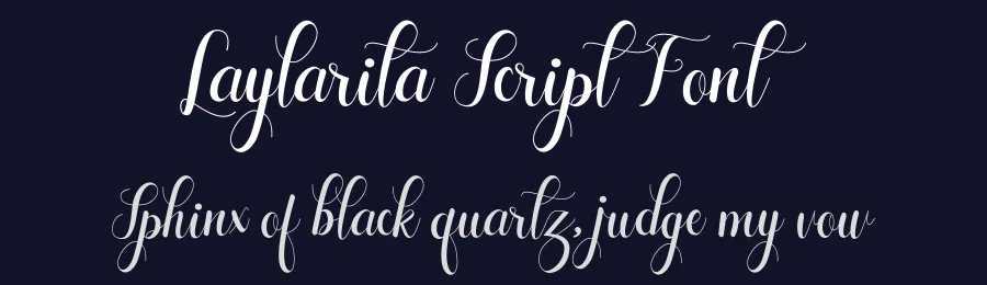 Laylarita Script Font by letterenastudios — Script Handwritten Font — thumbnail 2