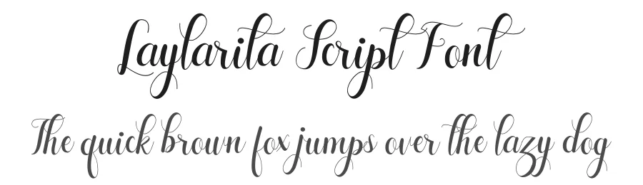Laylarita Script Font by letterenastudios — Script Handwritten Font