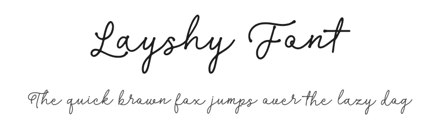 Layshy Font by Denustudios — Script Handwritten Font