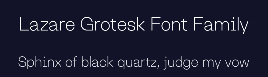 Lazare Grotesk Font Family by Nootype — Sans Serif Font — thumbnail 2