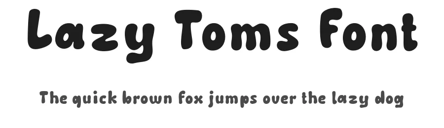 Lazy Toms Font by Typebae — Script Handwritten Font