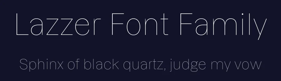 Lazzer Font Family by Martin Vácha — Sans Serif Font — thumbnail 2
