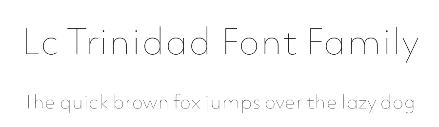 Lc Trinidad Font Family by Compañía Tipográfica De Chile — Sans Serif Font