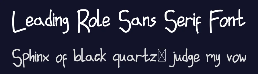 Leading Role Sans Serif Font by edricstudio — Sans Serif Font — thumbnail 2