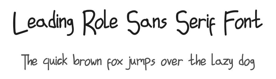 Leading Role Sans Serif Font by edricstudio — Sans Serif Font