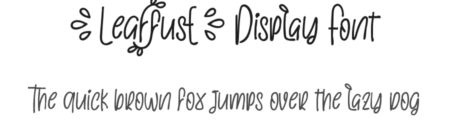 Leaffuse Display Font by noahtype — Decorative Font