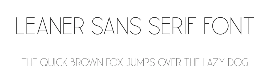 Leaner Sans Serif Font by Kulturrrno — Sans Serif Font