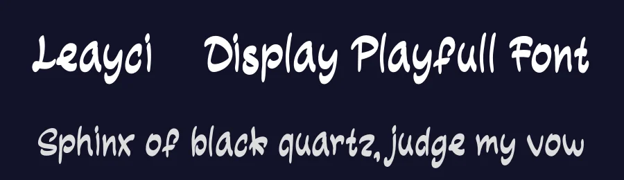 Leayci – Display Playfull Font by ArtiXLabs — Display Font — thumbnail 2