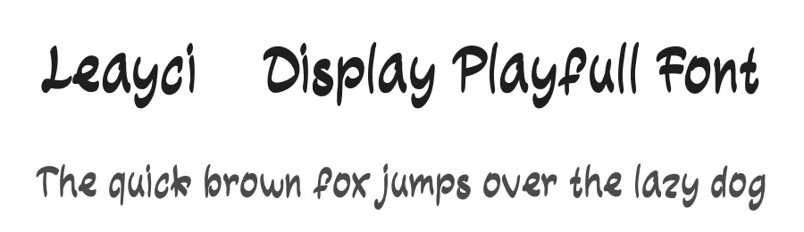 Leayci – Display Playfull Font by ArtiXLabs — Display Font