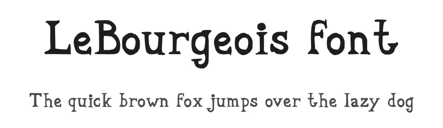 LeBourgeois font by itypeface — Display Font