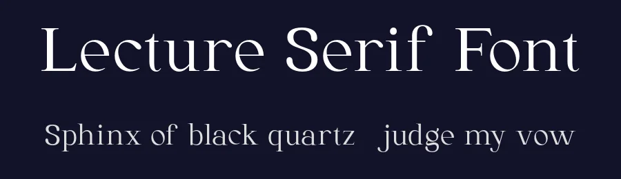 Lecture Serif Font by Ragamkata — Display Font — thumbnail 2