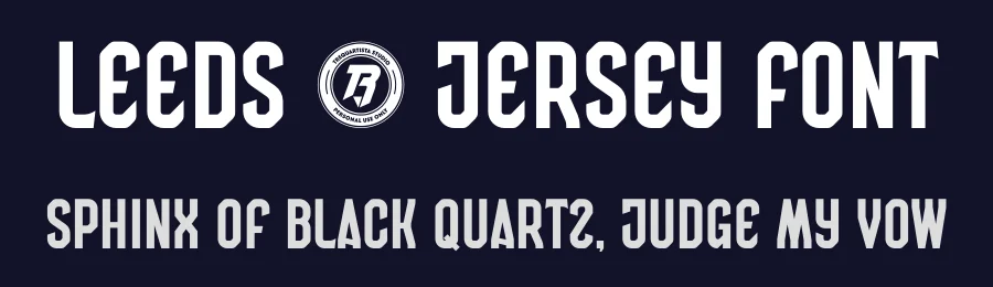 Leeds – Jersey Font by Studio TRQ — Display Font — thumbnail 2