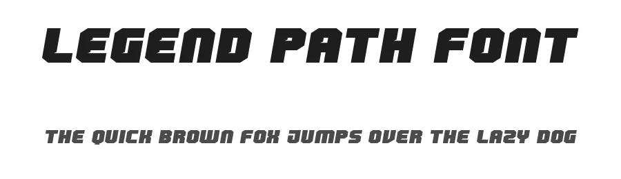 Legend Path Font by noahtype — Display Font
