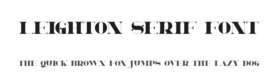Leighton Serif Font by vpcreativeshop — Display Font