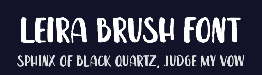 Leira Brush Font by Gatis Vilaks — Script Handwritten Font — thumbnail 2