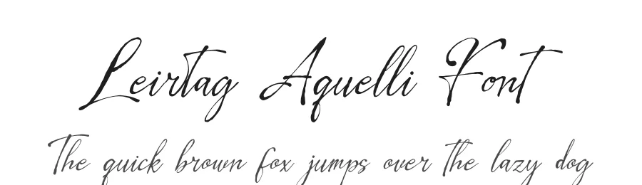 Leirtag Aquelli Font by Denustudios — Decorative Font