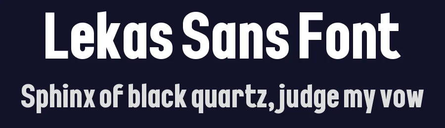 Lekas Sans Font by Wahyu Eka Prasetya — Sans Serif Font — thumbnail 2