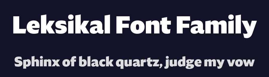 Leksikal Font Family by Tokotype — Decorative Font — thumbnail 2