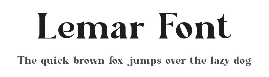 Lemar Font by ErmediaStudio — Serif Font