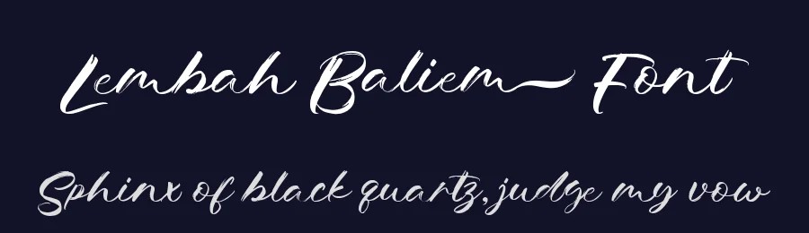 Lembah Baliem Font by letterara — Script Handwritten Font — thumbnail 2