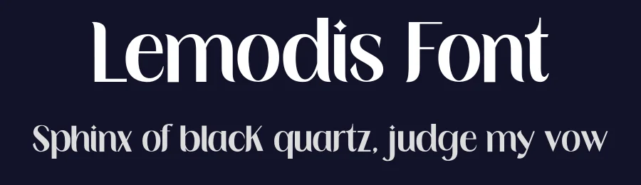 Lemodis Font by Gian Studio — Sans Serif Font — thumbnail 2