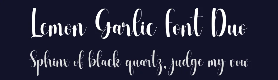 Lemon Garlic Font Duo by DN Creative — Script Handwritten Font — thumbnail 2