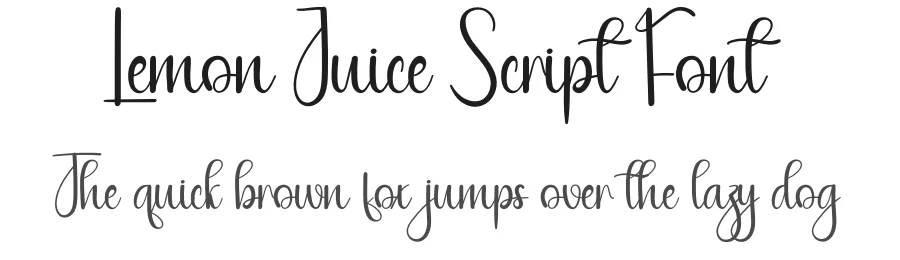 Lemon Juice Script Font by andikastudio — Script Handwritten Font