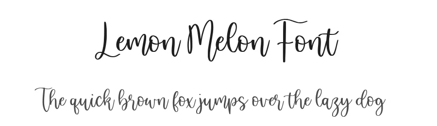 Lemon Melon Font by metafontsy — Script Handwritten Font