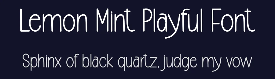 Lemon Mint Playful Font by freshtypeink — Display Font — thumbnail 2